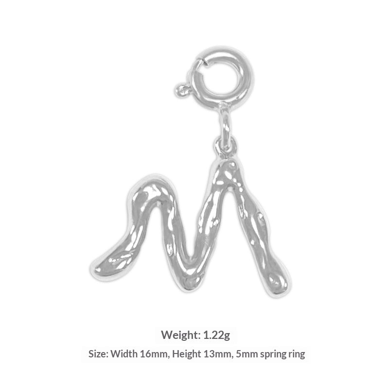 Happy Character English Letter Necklace For Women