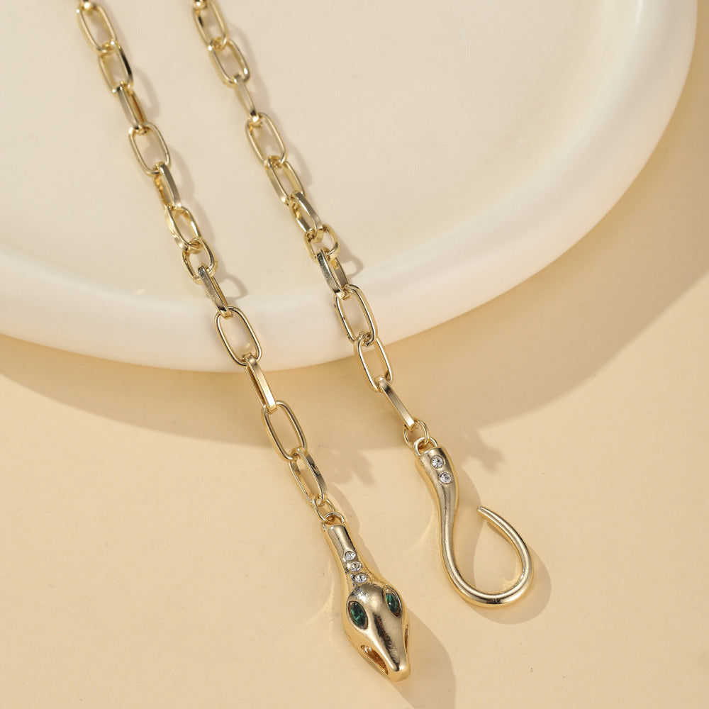 Snake Diamond Necklace