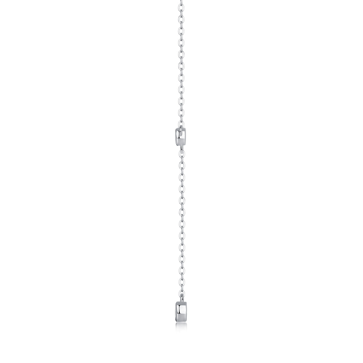 Tassel Necklace - A Fashionable And Light Luxury Jewelry Pendant Necklace Set With Top-quality Moissanite, S925 Silver Plated With Platinum