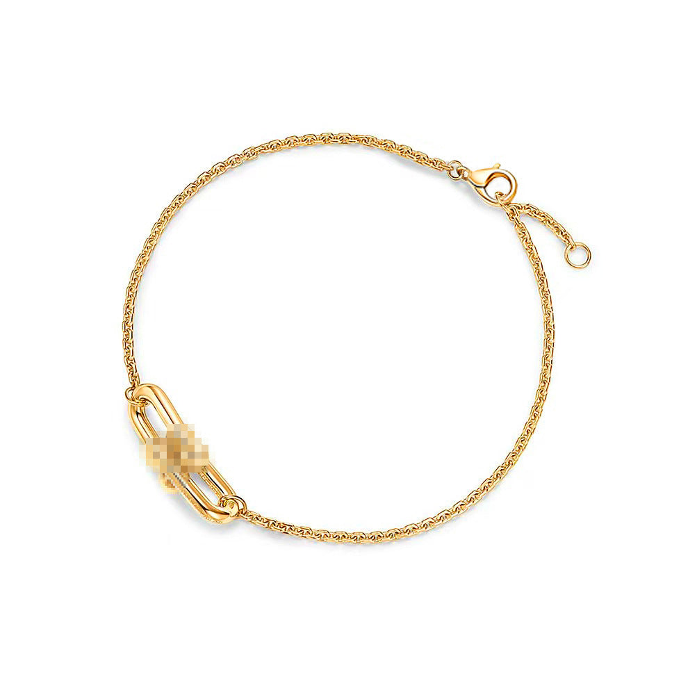 Versatile 18K Gold Bracelet And Necklace