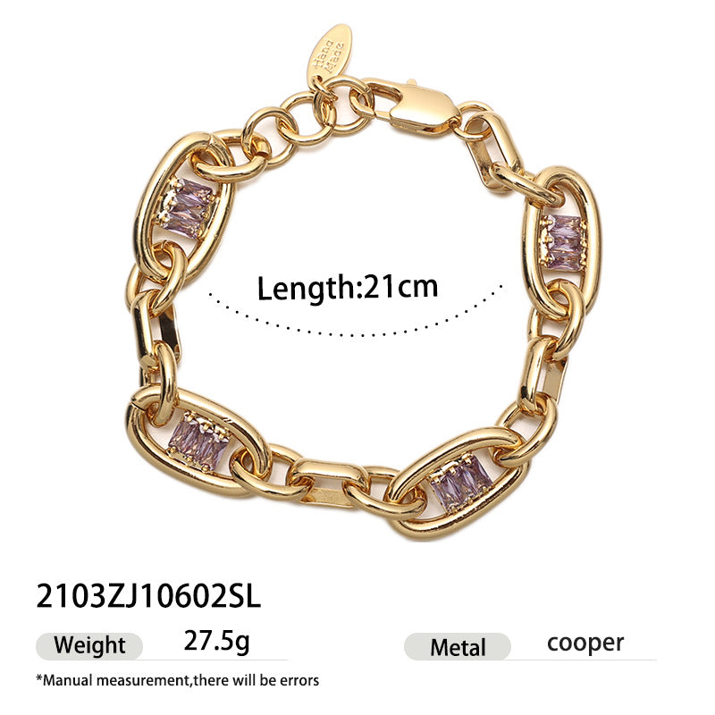 Minimalist And Cold Ins Style Fashionable Design Natural Stone Beaded Necklace