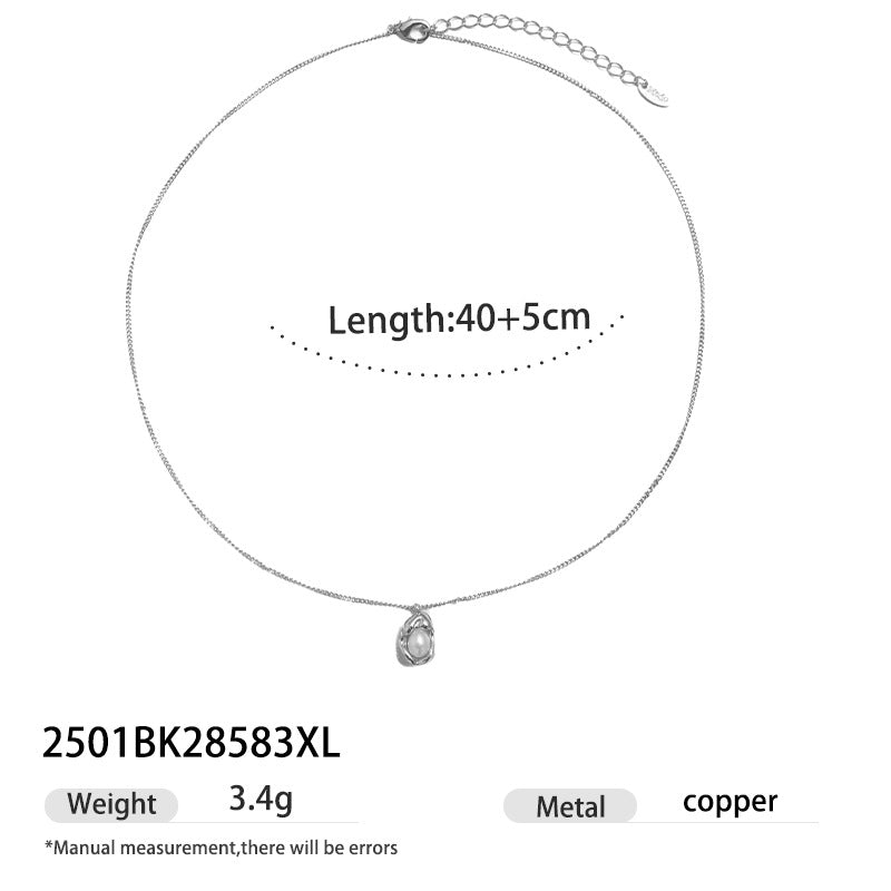 French-style Minimalist And Versatile Pendant Necklace