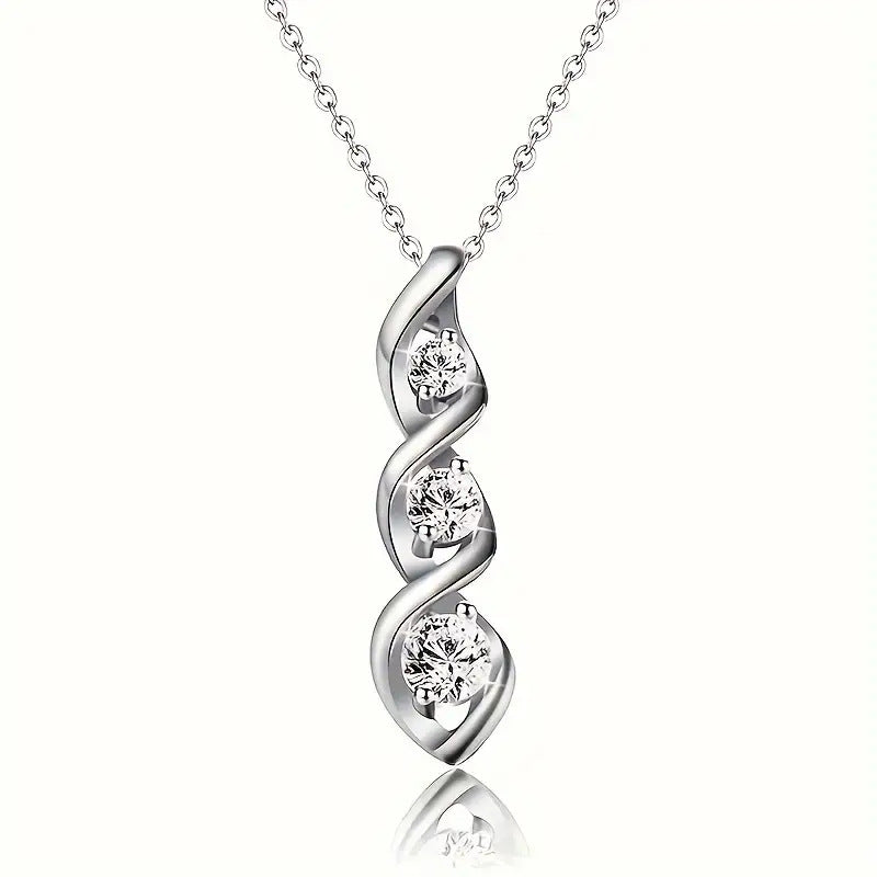 Personalized Spiral Fashion Accessory Women's Necklace