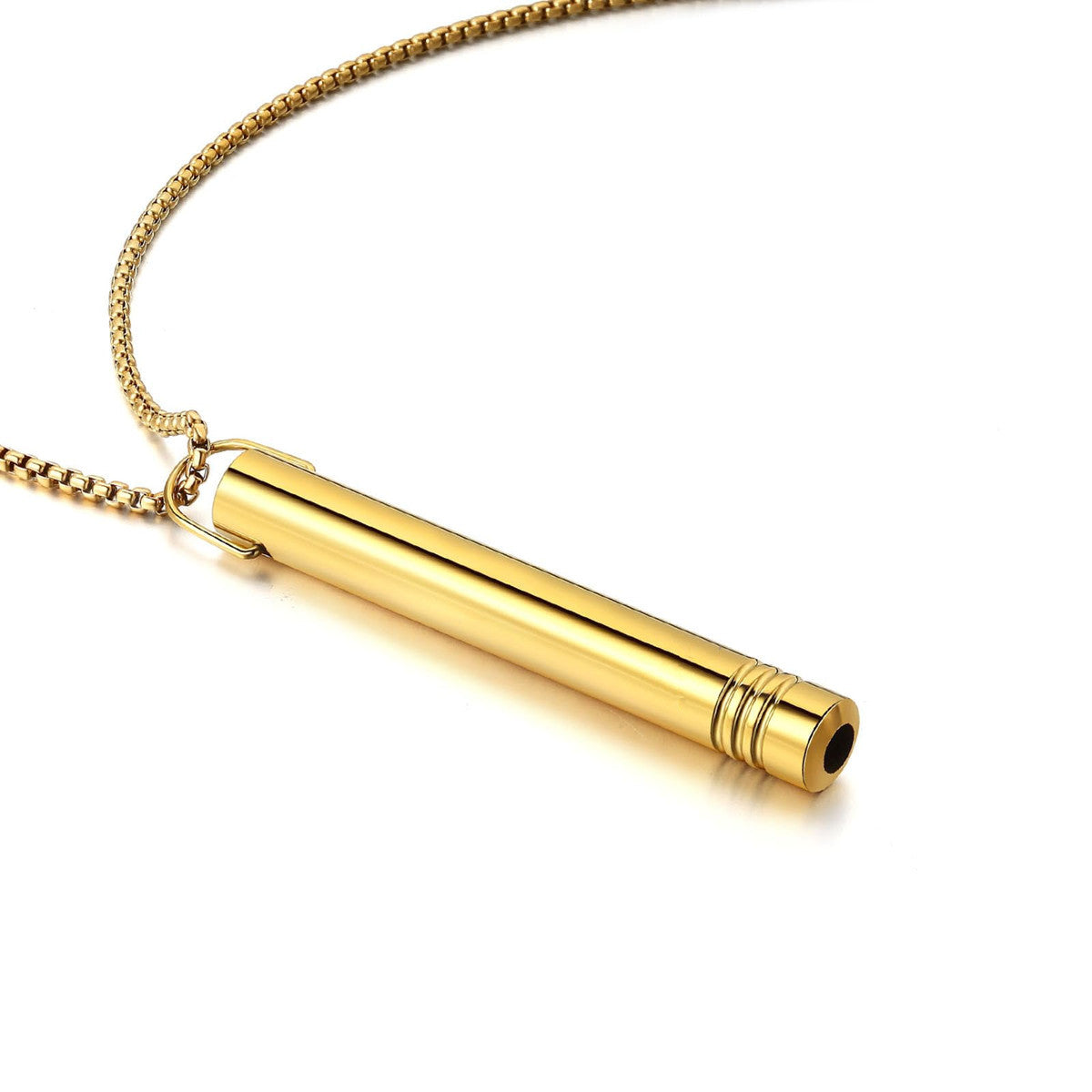 Stress-relieving Yoga Whistle Pendant Necklace