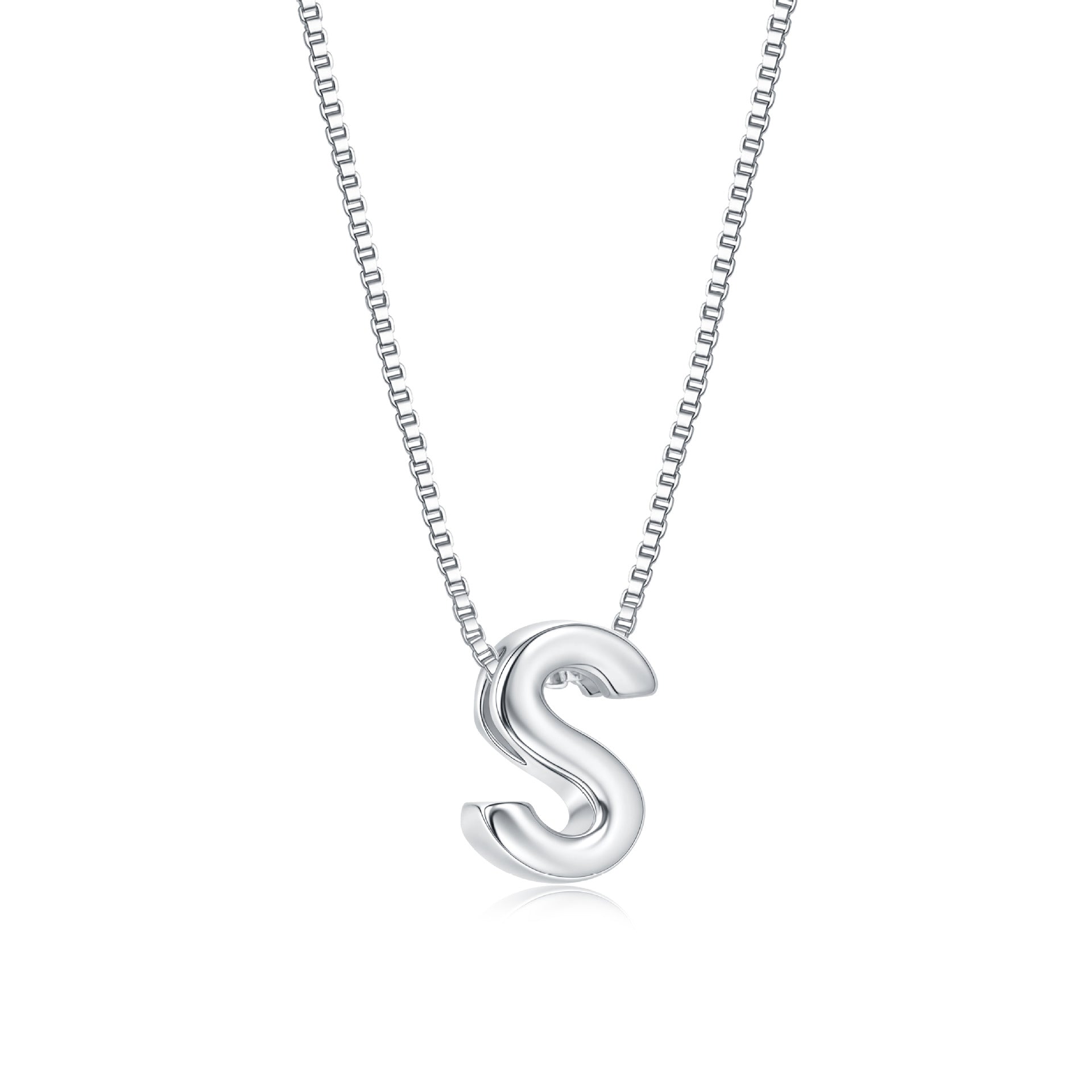 Stylish Glossy Letter And Heart Necklace A Trendy Personalized Statement Piece