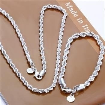 Trendy Jewelry Braided, Sparkling Twisted Rope Necklace