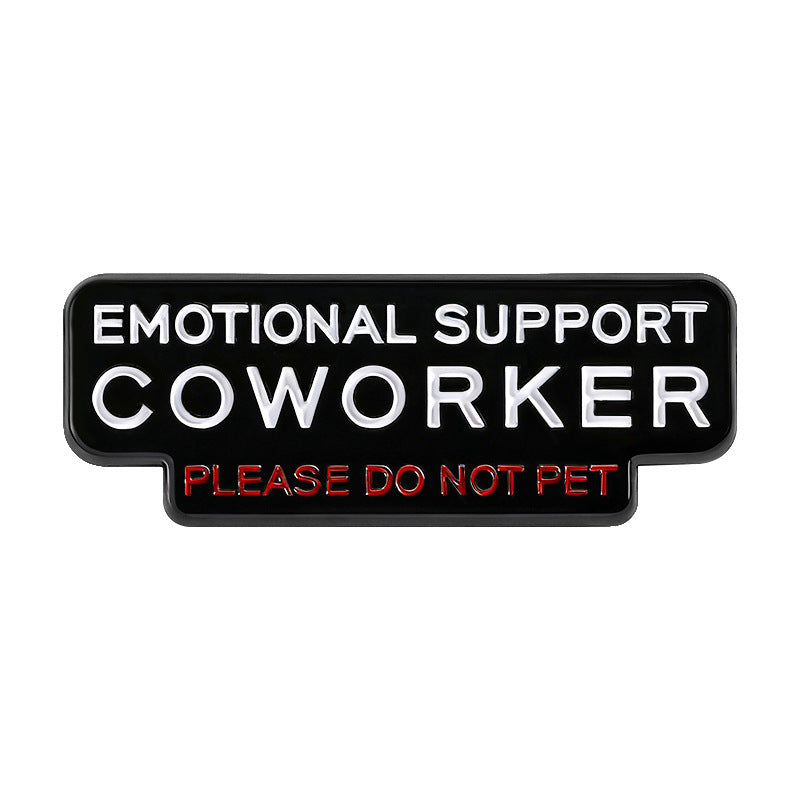 Alphabet-shaped Clothing Backpack Accessories Alloy Pin Badges