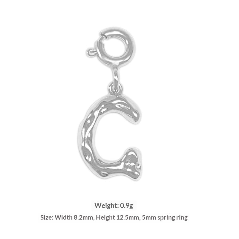 Happy Character English Letter Necklace For Women
