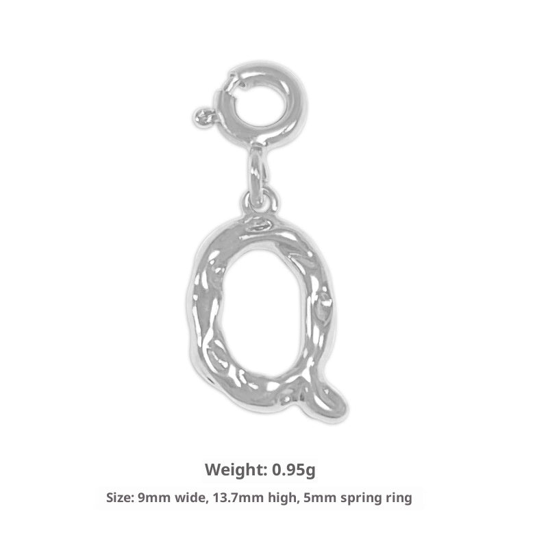 Happy Character English Letter Necklace For Women