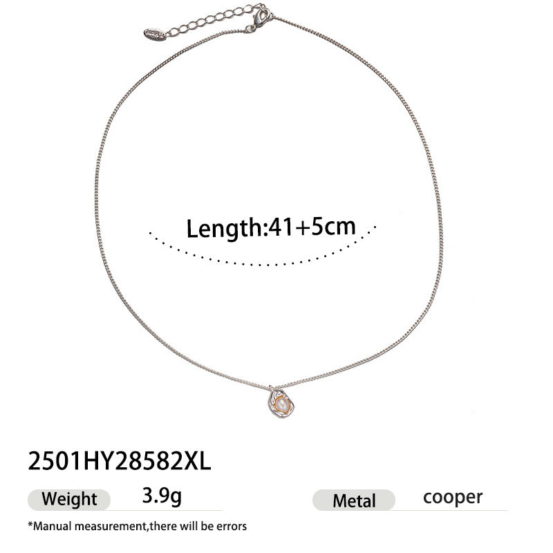 French-style Minimalist And Versatile Pendant Necklace