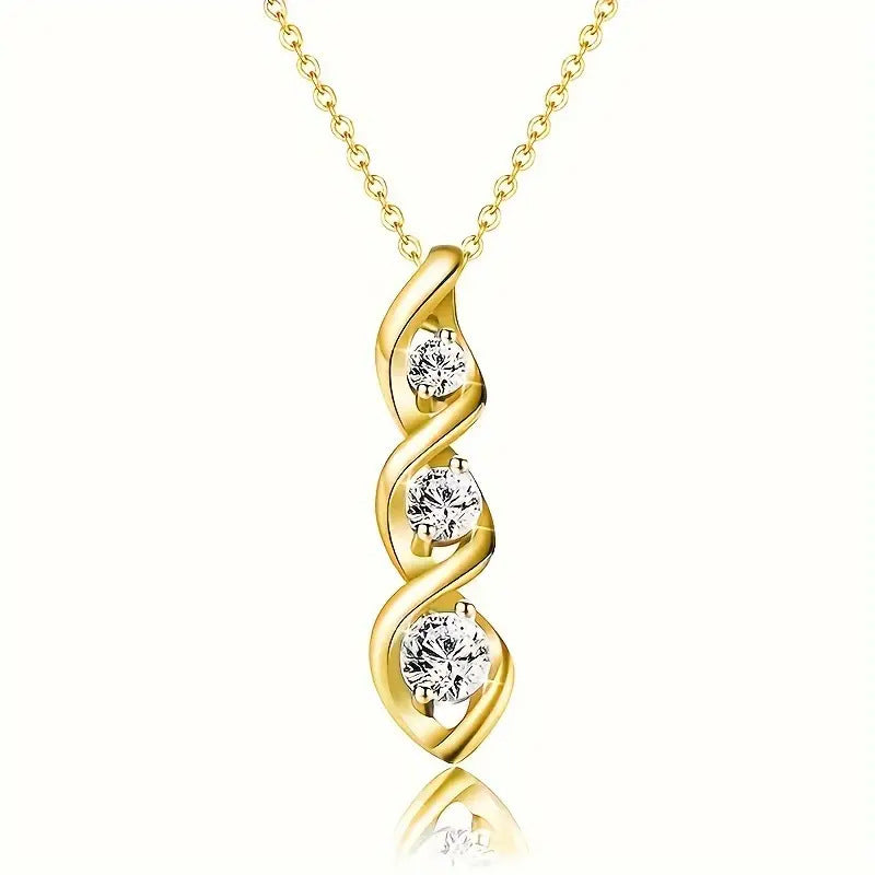 Personalized Spiral Fashion Accessory Women's Necklace