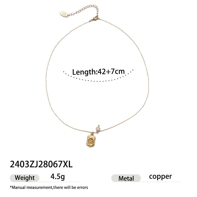 Fashionable Dopamine National Style Enamel Pendant Necklace