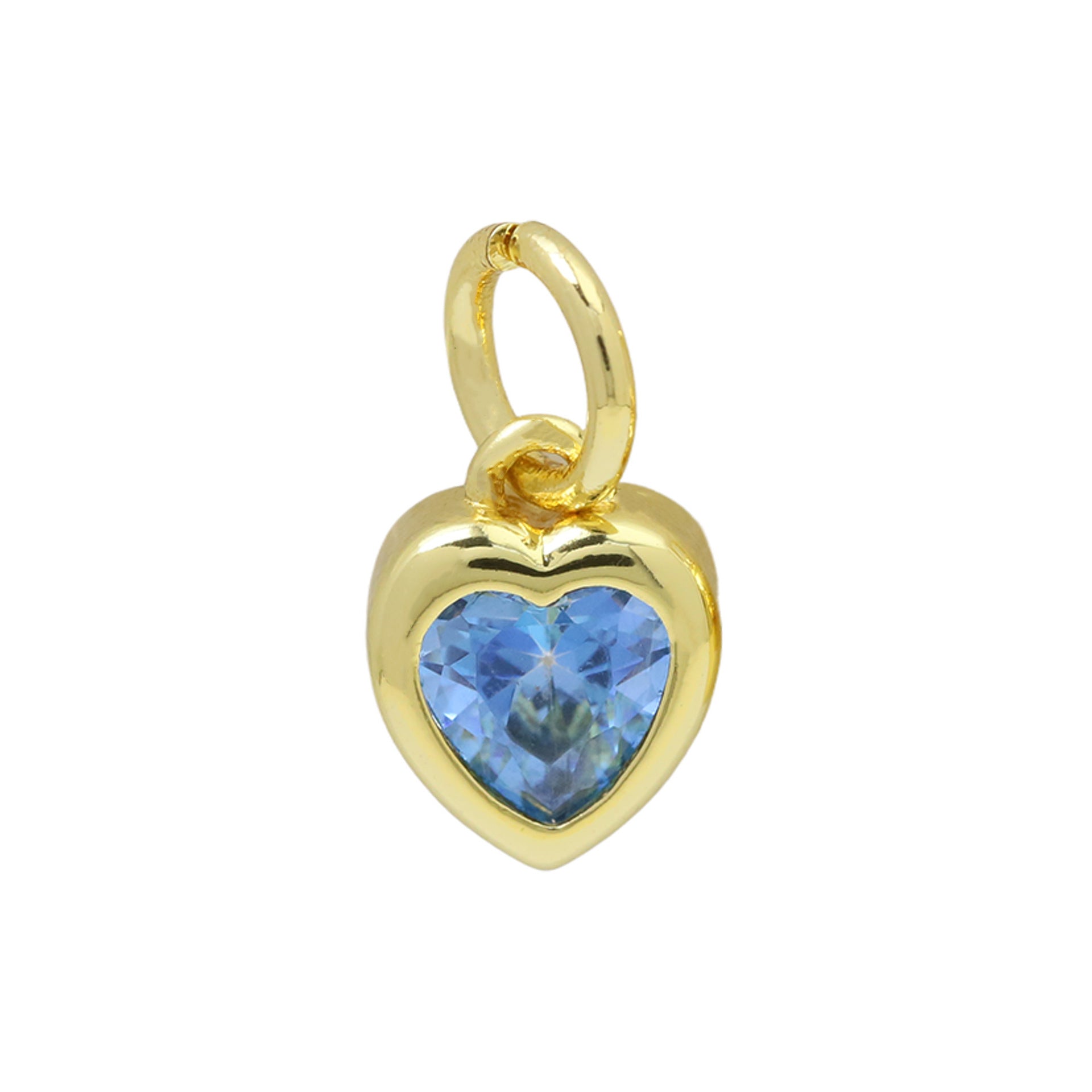 Heart-Shaped Birthstone Necklace