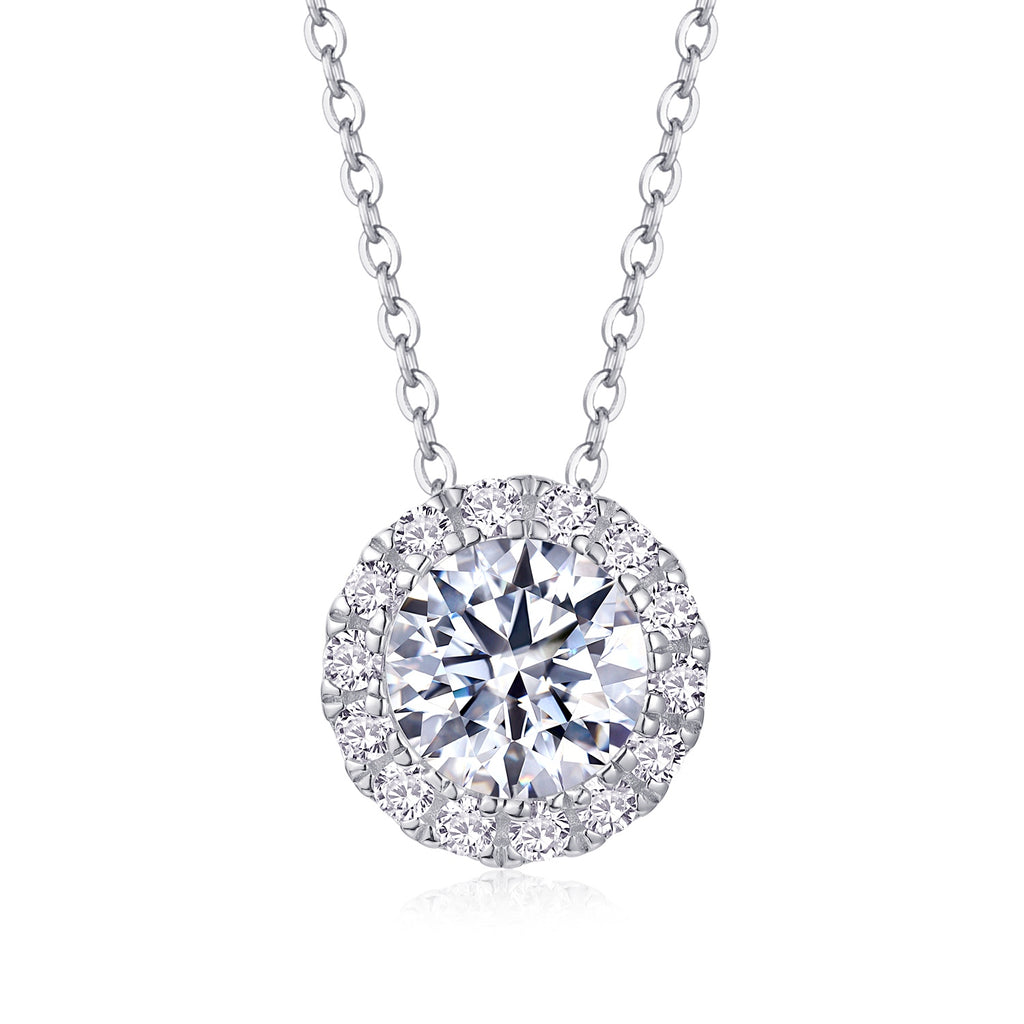 Legend Of The Starry Night - A Fashionable And Light Luxury Jewelry Pendant Necklace Set With Top-quality Moissanite, S925 Silver Plated Platinum