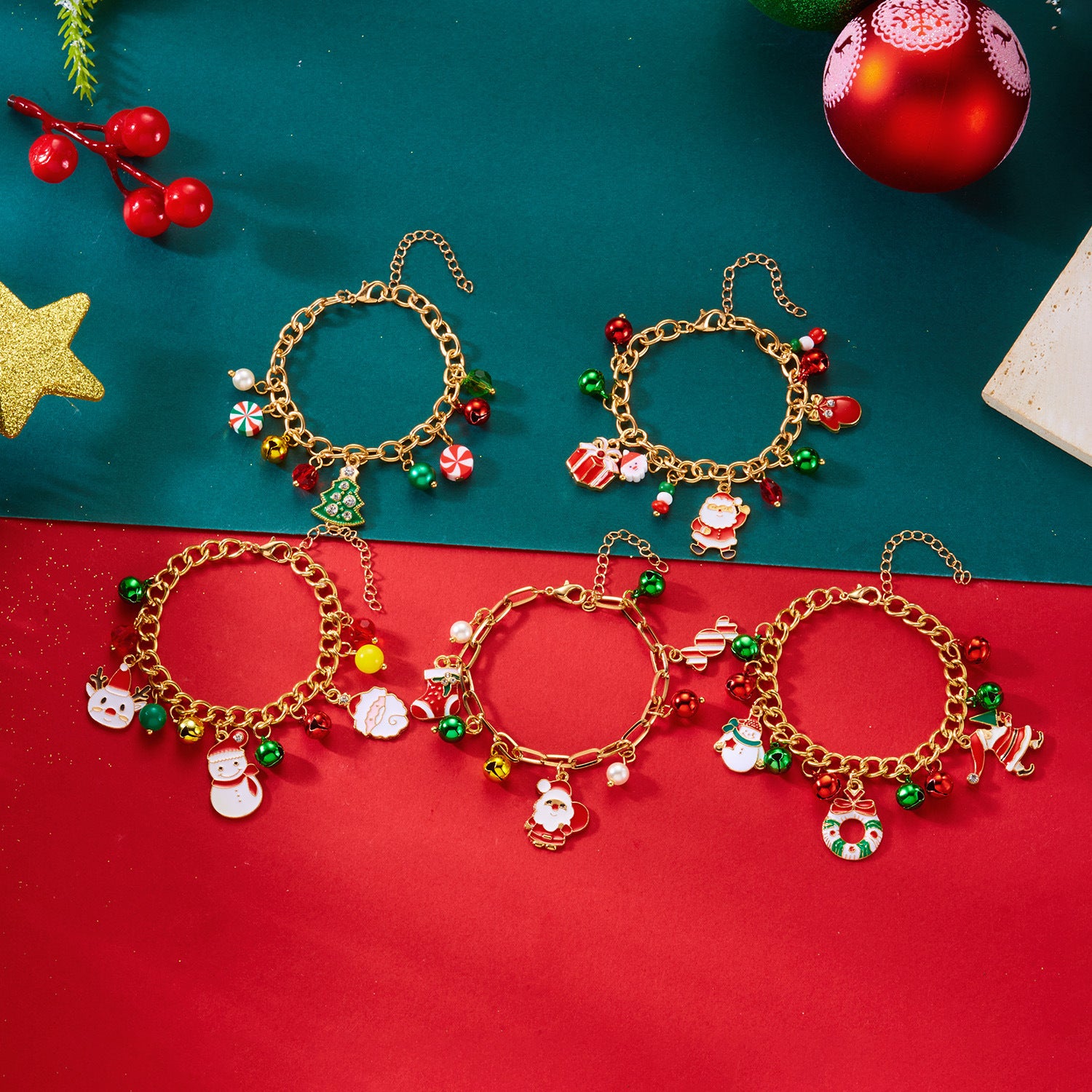 Elk Pendant Necklace With An Exaggerated, Versatile Pearl Bracelet