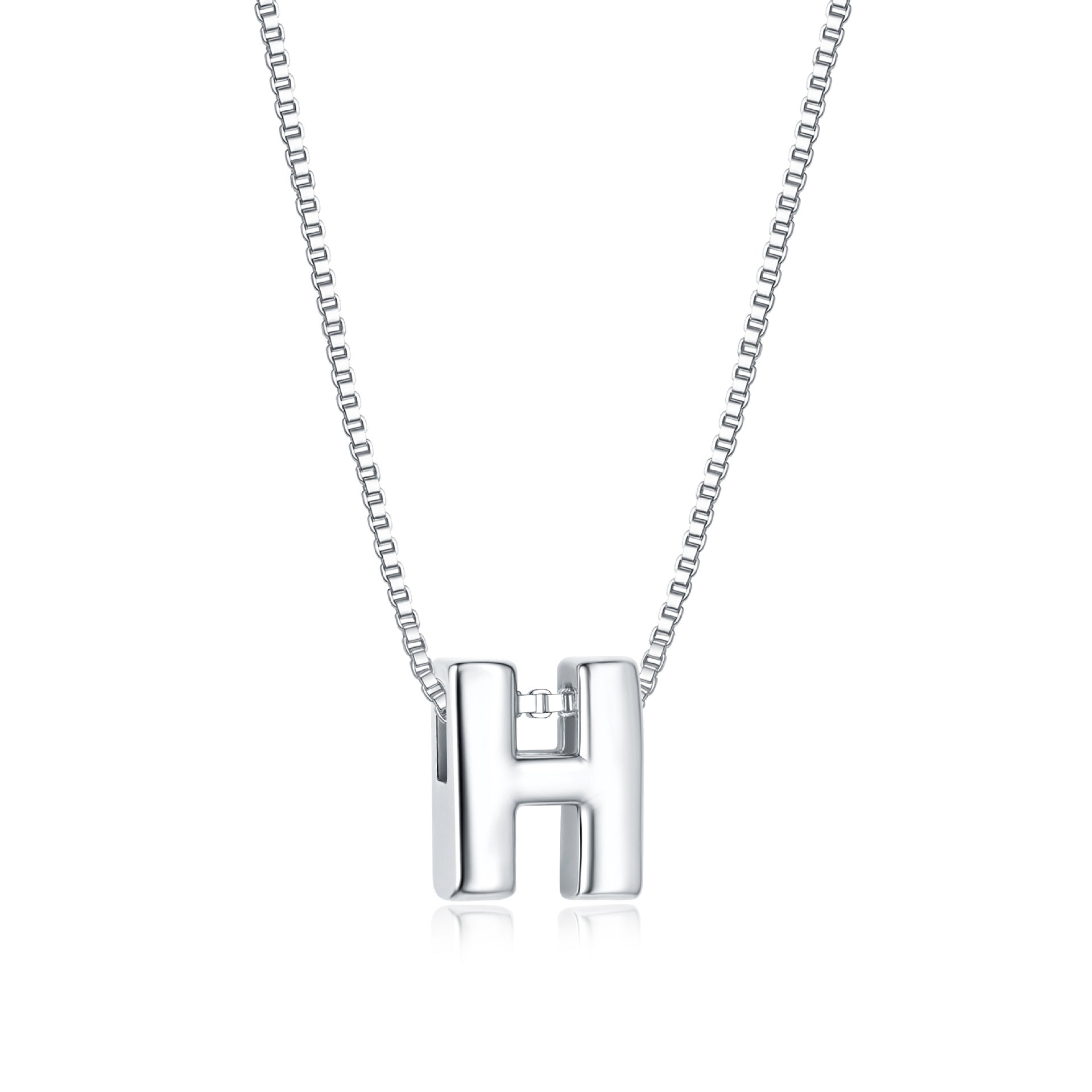 Stylish Glossy Letter And Heart Necklace A Trendy Personalized Statement Piece