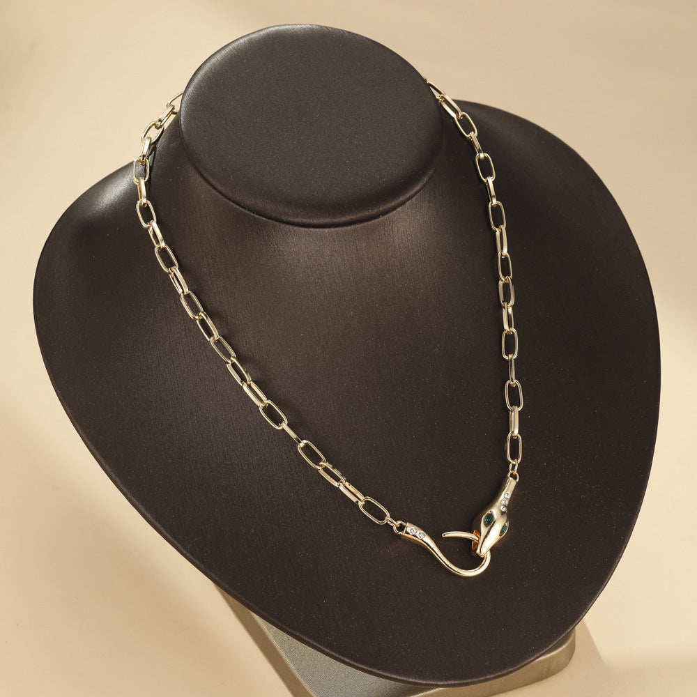Snake Diamond Necklace
