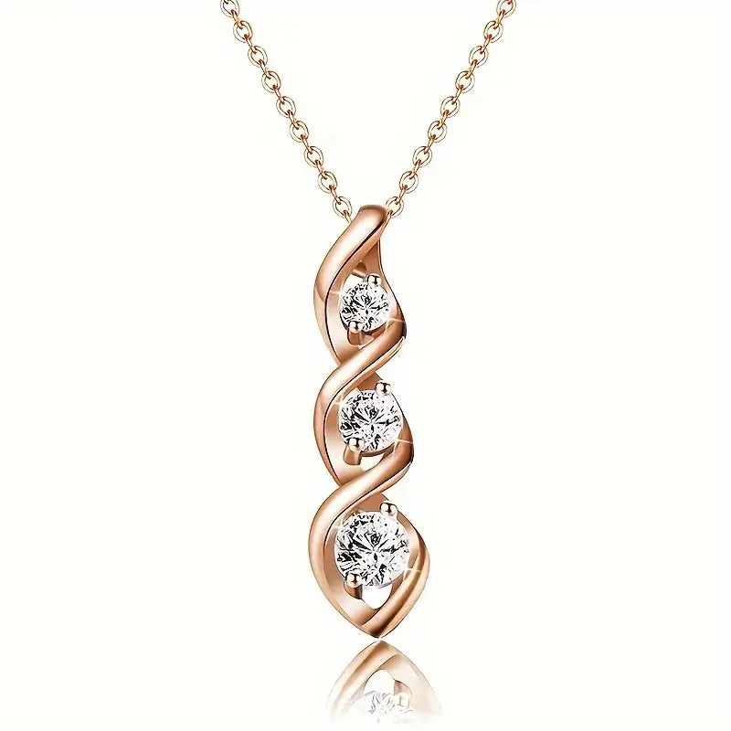 Personalized Spiral Fashion Accessory Women's Necklace